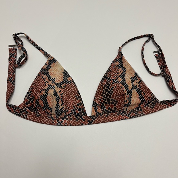 SEXY SNAKE 🐍 PRINT BIKINI SWIMWEAR TOP - Picture 2 of 12